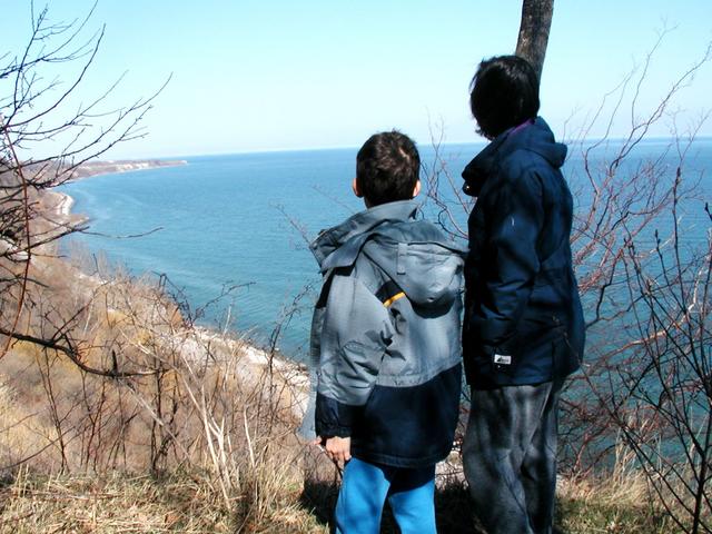 View of the lake