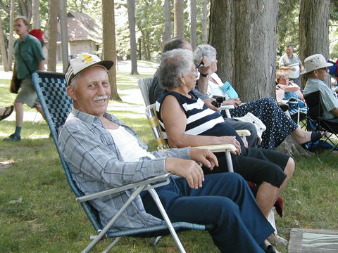 Dad at Queenston Heights