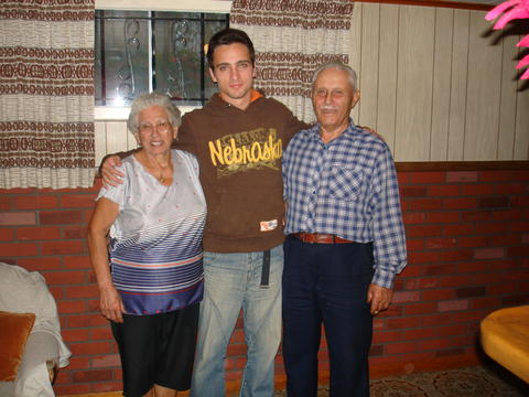 Rafael with my parents