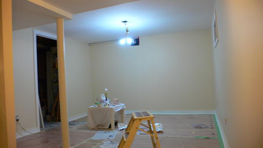 Boardroom, with painted walls