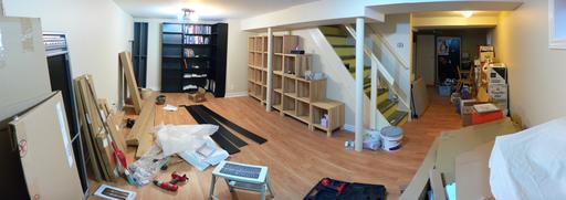 Furniture going in