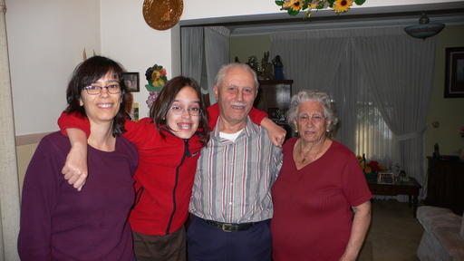 Me, Ronnie, Dad, Mum